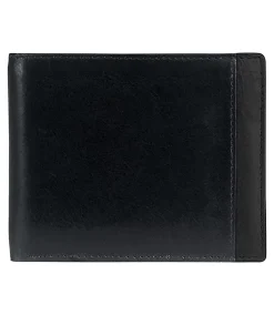 Mancini Leather Goods Men's Casablanca RFID Secure Billfold Wallet Black - ONLINE ONLY