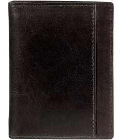 Mancini Leather Goods Men's Casablanca RFID Secure Vertical Wing Wallet Black - ONLINE ONLY -Helly Hansen shop 361184 8700853 BK PROD 1 BLACK
