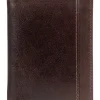 Mancini Leather Goods Men's Casablanca RFID Secure Vertical Wing Wallet Brown - ONLINE ONLY -Helly Hansen shop 361185 8700853 BN PROD 1 BROWN