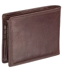 Mancini Leather Goods Men's Equestrian RFID Secure Billfold With Removable Passcase Brown - ONLINE ONLY -Helly Hansen shop 361749 52954 BN PROD 3 BROWN