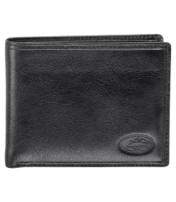 Mancini Leather Goods Men's Equestrian RFID Secure Wallet With Removable Passcase Black - ONLINE ONLY -Helly Hansen shop 361750 52955 BK PROD 1 BLACK