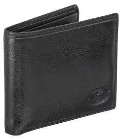 Mancini Leather Goods Men's Equestrian RFID Secure Wallet With Removable Passcase Black - ONLINE ONLY