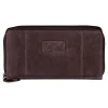 Mancini Leather Goods Women's Casablanca RFID Secure Clutch Wallet Brown - ONLINE ONLY -Helly Hansen shop 361906 8700200 BN PROD 1 BROWN