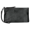 Mancini Leather Goods Women's Casablanca RFID Secure Wristlet Black - ONLINE ONLY
