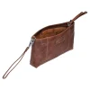 Mancini Leather Goods Women's Casablanca RFID Secure Wristlet Brown - ONLINE ONLY -Helly Hansen shop 361908 8700206 BN PROD 2 BROWN