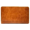 Mancini Leather Goods Women's Casablanca RFID Secure Medium Clutch Wallet Cognac - ONLINE ONLY