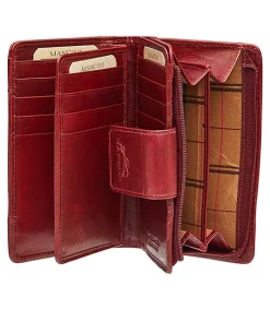 Mancini Leather Goods Women's Casablanca RFID Secure Medium Clutch Wallet Red - ONLINE ONLY 6 Mancini Leather Goods Women's Casablanca RFID Secure Medium Clutch Wallet Red - ONLINE ONLY -Helly Hansen shop 361913 8700283 RD PROD 3 RED