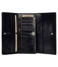 Mancini Leather Goods Women's Casablanca RFID Secure Trifold Wallet Black - ONLINE ONLY 7 Mancini Leather Goods Women's Casablanca RFID Secure Trifold Wallet Black - ONLINE ONLY -Helly Hansen shop 361922 8700369 BK PROD 4 BLACK