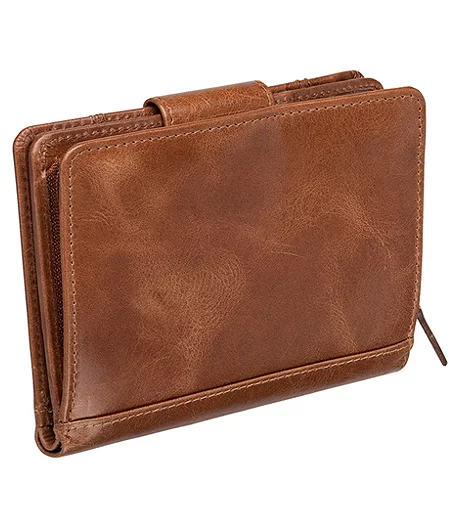 Mancini Leather Goods Women's Casablanca RFID Secure Medium Clutch Wallet Cognac - ONLINE ONLY 3 Mancini Leather Goods Women's Casablanca RFID Secure Medium Clutch Wallet Cognac - ONLINE ONLY