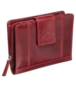 Mancini Leather Goods Women's Casablanca RFID Secure Medium Clutch Wallet Red - ONLINE ONLY -Helly Hansen shop 361934 8700371 RD PROD 2 RED