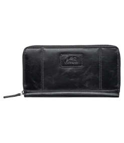Mancini Leather Goods Women's Casablanca RFID Secure Clutch Wallet Black - ONLINE ONLY -Helly Hansen shop 361935 8700372 BK PROD 1 BLACK