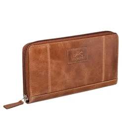 Mancini Leather Goods Women's Casablanca RFID Secure Clutch Wallet Cognac - ONLINE ONLY -Helly Hansen shop 361937 8700372 CG PROD 2 COGNAC
