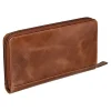Mancini Leather Goods Women's Casablanca RFID Secure Clutch Wallet Cognac - ONLINE ONLY -Helly Hansen shop 361937 8700372 CG PROD 3 COGNAC