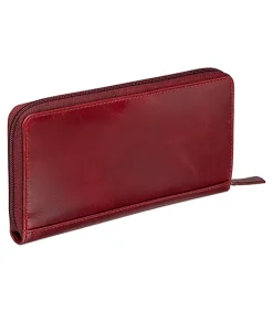Mancini Leather Goods Women's Casablanca RFID Secure Clutch Wallet Red - ONLINE ONLY -Helly Hansen shop 361938 8700372 RD PROD 3 RED