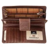 Mancini Leather Goods Women's Casablanca RFID Secure Clutch Wallet Brown - ONLINE ONLY