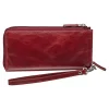 Mancini Leather Goods Women's Casablanca RFID Secure Trifold Wallet Red - ONLINE ONLY