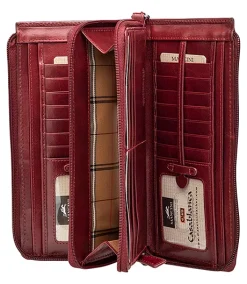 Mancini Leather Goods Women's Casablanca RFID Secure Trifold Wallet Red - ONLINE ONLY 8 Mancini Leather Goods Women's Casablanca RFID Secure Trifold Wallet Red - ONLINE ONLY -Helly Hansen shop 361946 8700374 RD PROD 4 RED