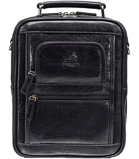 Mancini Leather Goods Women's Arizona Crossbody Travel Bag Black - ONLINE ONLY 3 Mancini Leather Goods Women's Arizona Crossbody Travel Bag Black - ONLINE ONLY