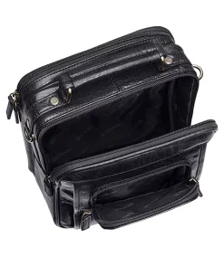 Mancini Leather Goods Women's Arizona Crossbody Travel Bag Black - ONLINE ONLY 7 Mancini Leather Goods Women's Arizona Crossbody Travel Bag Black - ONLINE ONLY -Helly Hansen shop 362646 1410 12 BK PROD 4 BLACK