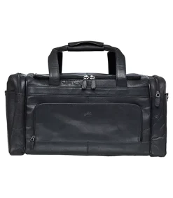 Mancini Leather Goods Unisex Buffalo Duffle Bag Black - ONLINE ONLY