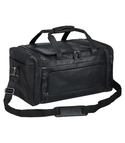 Mancini Leather Goods Unisex Buffalo Duffle Bag Black - ONLINE ONLY -Helly Hansen shop 362665 99 5470 BK PROD 2 BLACK