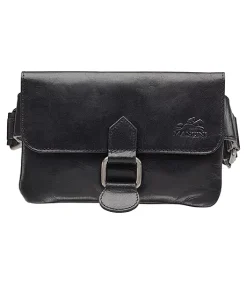 Mancini Leather Goods Women's Buffalo Slim Waist Bag Black - ONLINE ONLY -Helly Hansen shop 362669 99 5478 BK PROD 1 BLACK