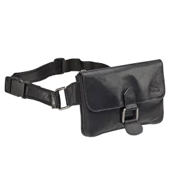Mancini Leather Goods Women's Buffalo Slim Waist Bag Black - ONLINE ONLY -Helly Hansen shop 362669 99 5478 BK PROD 2 BLACK