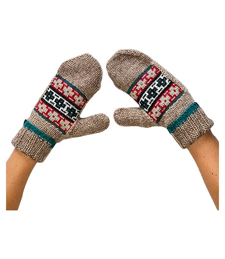 Fazl Handmade Cozy Himalayan Mittens - ONLINE ONLY 4 Fazl Handmade Cozy Himalayan Mittens - ONLINE ONLY - Image 2