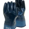 Dakota Workpro Series Unisex 6-Pack Heavy Duty Nitrile Coating Slip-On Safety Cuff Oil Boss Gloves