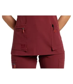 Helly Hansen Workwear Women's Front Slit Stretch Short Sleeve Scrub Top 9 Helly Hansen Workwear Women's Front Slit Stretch Short Sleeve Scrub Top -Helly Hansen shop 369629 3FLBHHA22104CBT PROD 3 CBRNET