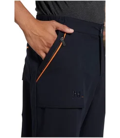 Helly Hansen Workwear Men's Stretch Straight Leg Cargo Scrub Pants -Helly Hansen shop 369640 3FLDHHA22202BLA PROD 3 BLACK
