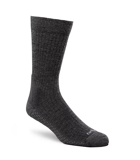 Carhartt Men's Force Grid Midweight Synthetic Merino Wool-Blend Crew Work Sock 3 Carhartt Men's Force Grid Midweight Synthetic Merino Wool-Blend Crew Work Sock