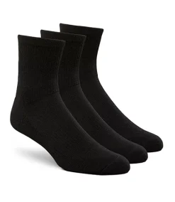 Carhartt Men's Force Midweight Logo Short Crew Socks - 3-Pack -Helly Hansen shop 371975 SS9933 M PROD 1 BLACK