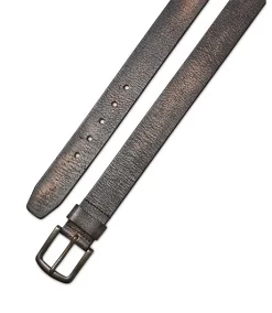 Dakota Workpro Series Men's Distressed Leather Belt -Helly Hansen shop 374121 6CTGDKAS70360 PROD 2 BLACK