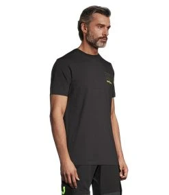 Helly Hansen Workwear Men's Chest Logo Crewneck Work T Shirt -Helly Hansen shop 379702 79261 992 PROD 3 BLACK