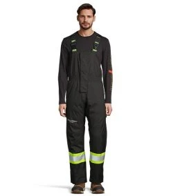 Helly Hansen Workwear Men's Alna Polar CSA Hi-Vis Waterproof Bib Overalls -Helly Hansen shop 379710 71516 PROD 1 BLACK