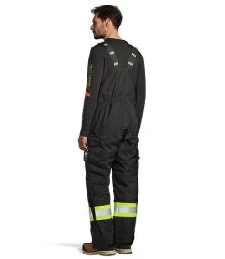 Helly Hansen Workwear Men's Alna Polar CSA Hi-Vis Waterproof Bib Overalls -Helly Hansen shop 379710 71516 PROD 4 BLACK