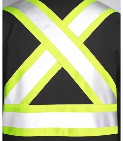 Helly Hansen Workwear Men's High-Visiblity Alna Polar CSA Waterproof Windproof Parka Jacket -Helly Hansen shop 379722 71316 PROD 4 BLACK