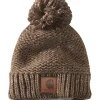 Carhartt Rib Knit Pom Beanie -Helly Hansen shop 381698 105469 PROD 1 COFFEE