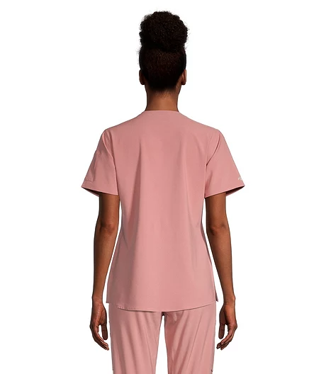 Carhartt Women's V Neck Short Sleeve Force Cross Flex Scrub Top 5 Carhartt Women's V Neck Short Sleeve Force Cross Flex Scrub Top - Image 3