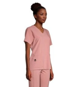 Carhartt Women's V Neck Short Sleeve Force Cross Flex Scrub Top