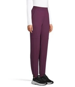 Scrubletics Women's Mid Rise Cargo Jogger Scrub Pants