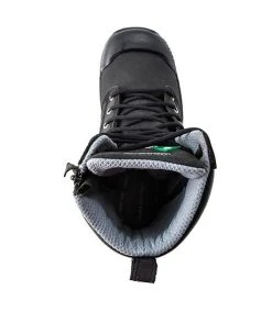 DAKOTA Women's 8 Inch Quad Basic Steel Toe Composite Plate Internal Metatarsal Leather Work Boots - Black -Helly Hansen shop 38848 5BOADK5 8112 PROD 3 BLACK