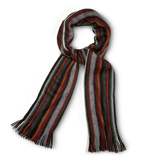 Windriver Men's Acrylic Knit Scarf 3 Windriver Men's Acrylic Knit Scarf