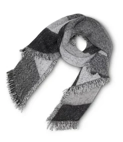 Denver Hayes Women's Colourblock Asymmetrical Boucle Blanket Scarf