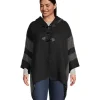 Denver Hayes Women's Hooded Ruana Shawl -Helly Hansen shop 389426 6DUEDHF2 EG48R PROD 1 BLCHHE