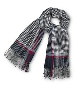 Denver Hayes Women's Woven Plaid Scarf