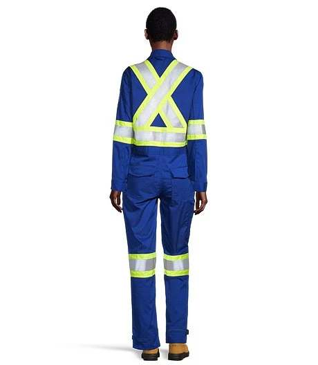 Pioneer Women's Flame Resistant 7 Oz High-Visibility Coveralls 5 Pioneer Women's Flame Resistant 7 Oz High-Visibility Coveralls - Image 3