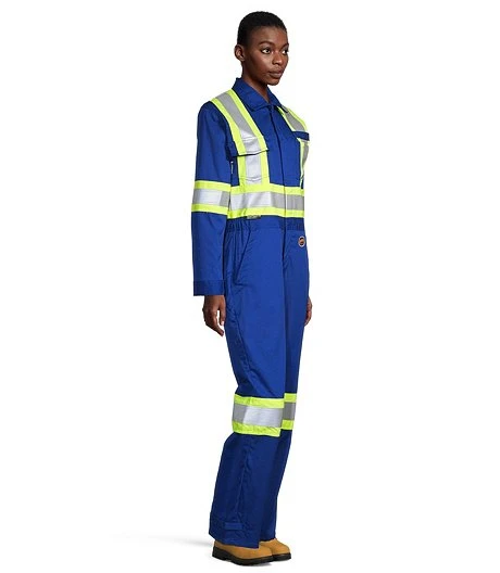 Pioneer Women's Flame Resistant 7 Oz High-Visibility Coveralls 4 Pioneer Women's Flame Resistant 7 Oz High-Visibility Coveralls - Image 2