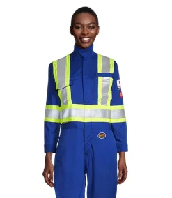 Pioneer Women's Flame Resistant 7 Oz High-Visibility Coveralls 9 Pioneer Women's Flame Resistant 7 Oz High-Visibility Coveralls -Helly Hansen shop 392034 7704W PROD 4 ROYBLU